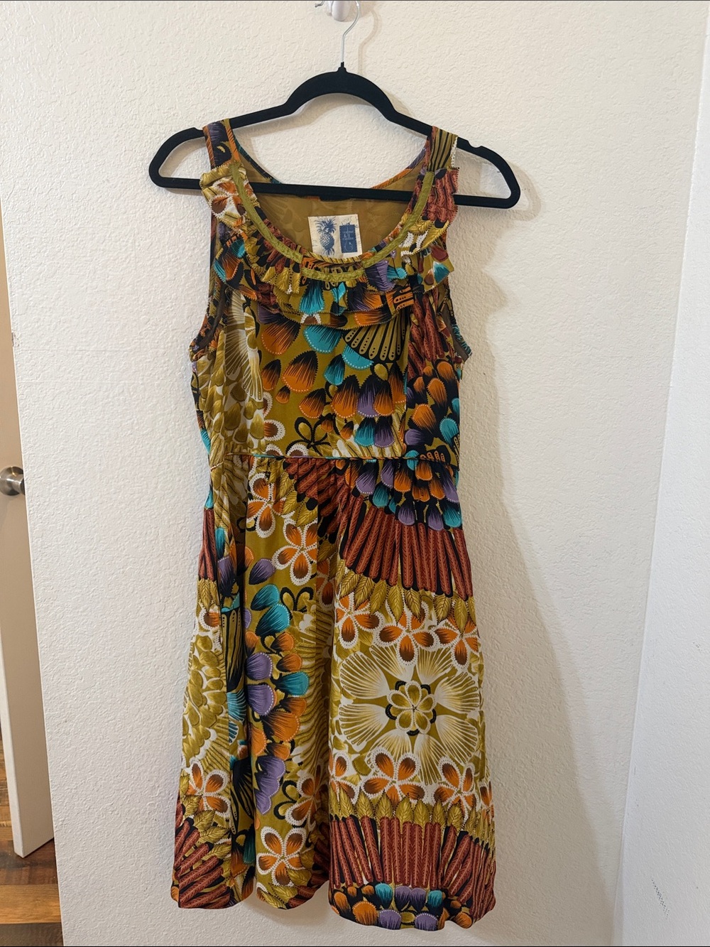 Edme & esyllte anthropology patterned dress